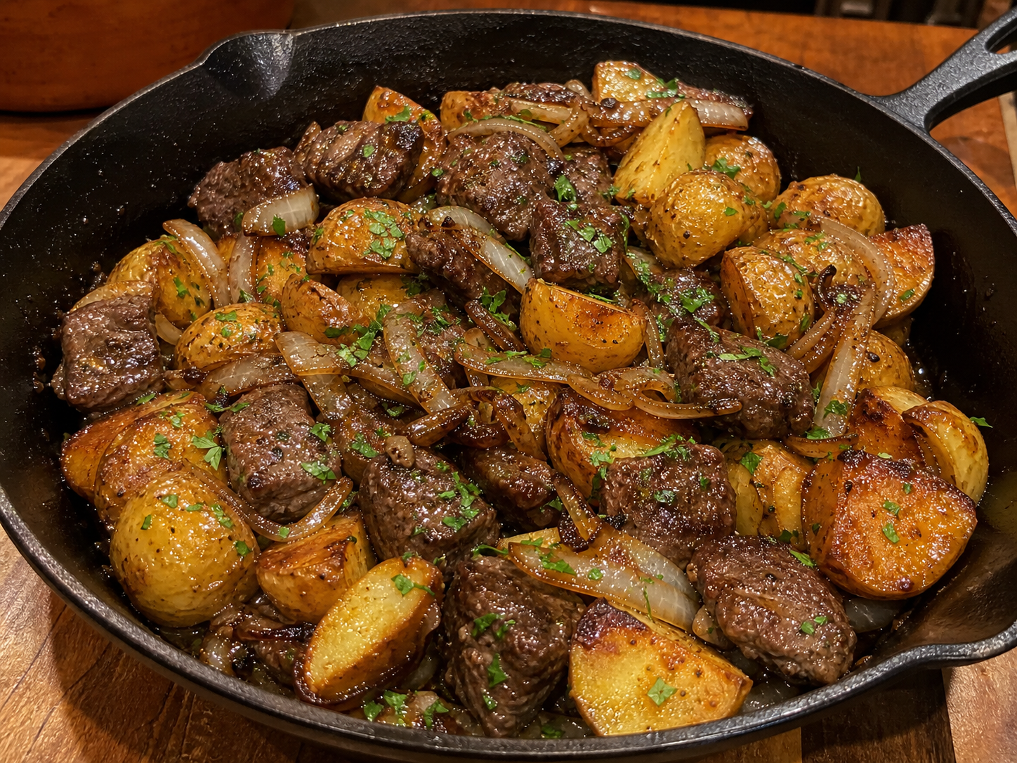 Finished dish ready to serve